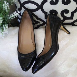 Ann Taylor Shoes - ANN Taylor BLACK Textured Heels PUMPS SZ 8M Ann Taylor Shoes - ANN Taylor BLACK Textured Heels PUMPS SZ 8M